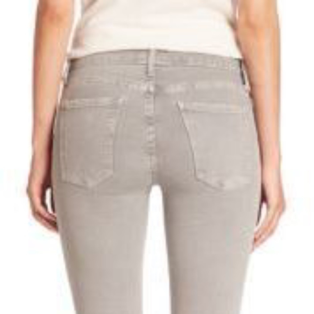 Current Elliott Jeans Stiletto Dillon Released Hem Raw Gray Light Wash Size 24 - Picture 10 of 10